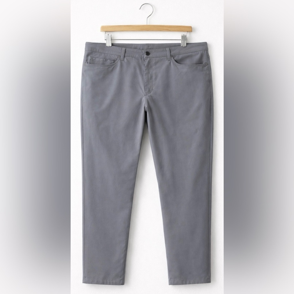 Lululemon ABC Pants 38x29 Gray 5 Pocket Stretch Casual - Picture 1 of 6